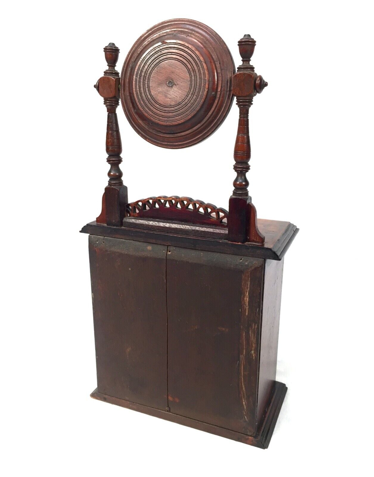 Antique Miniature 19th Century Wood Oak Dresser with Mirror Apprentice Furniture