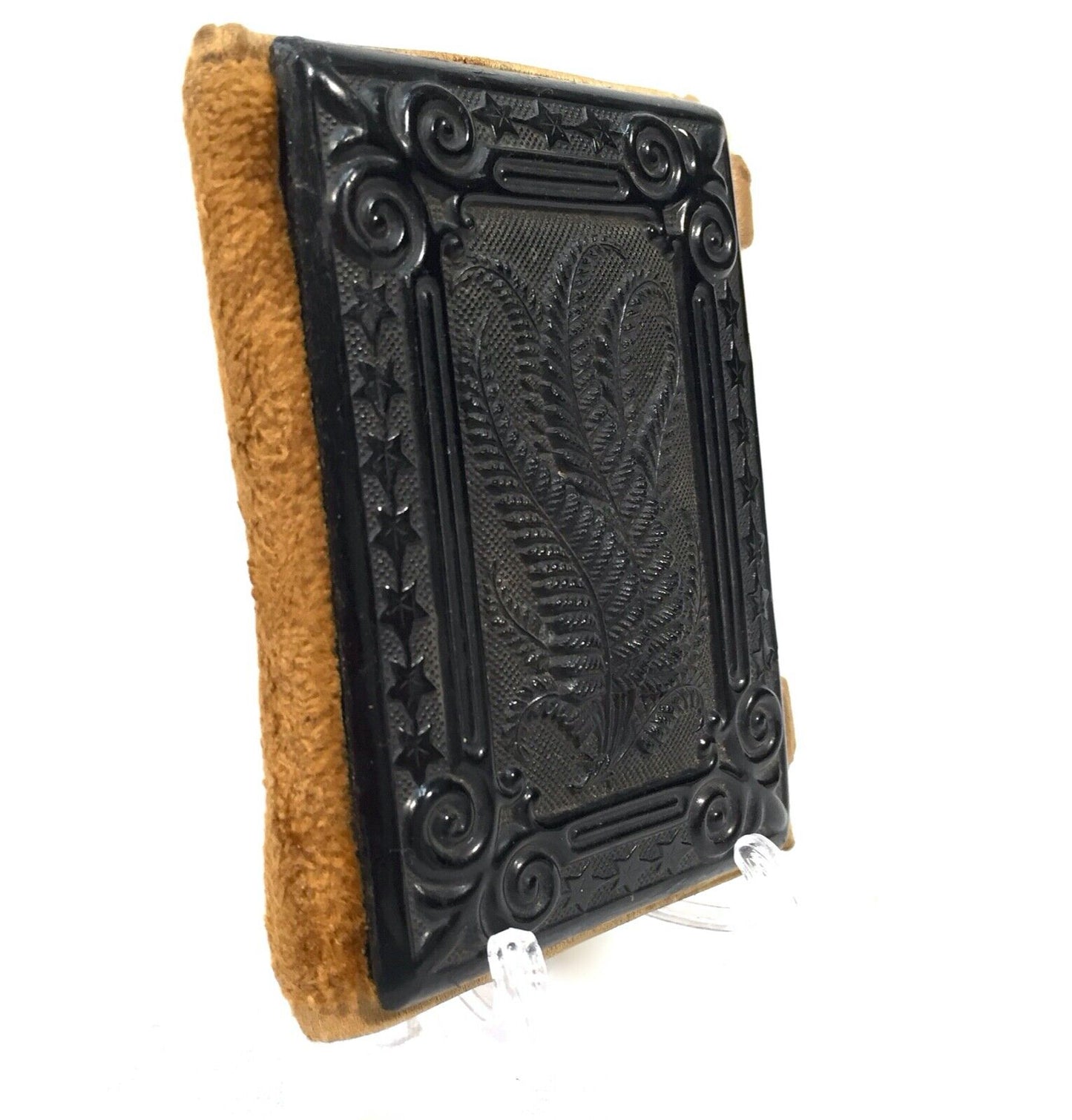 Antique Ladies Bakelite Covered Purse / Miniature Notebook / Stamp Holder c.1920