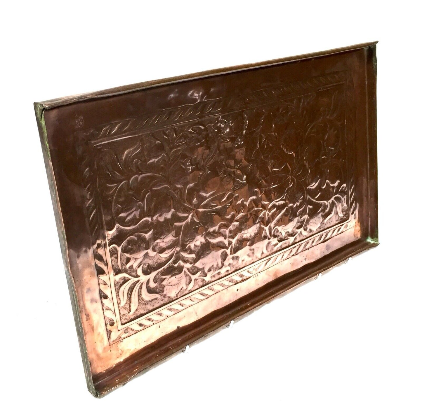 Antique Keswick School Arts & Crafts Copper Tray by Artist W H Mawson c.1899