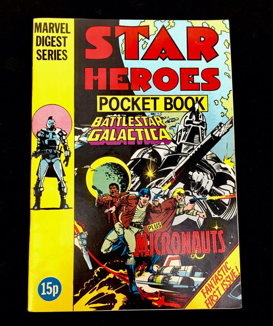 Star Heroes Pocket Book Marvel Digest Series - First Issue 1980 Vintage Comic