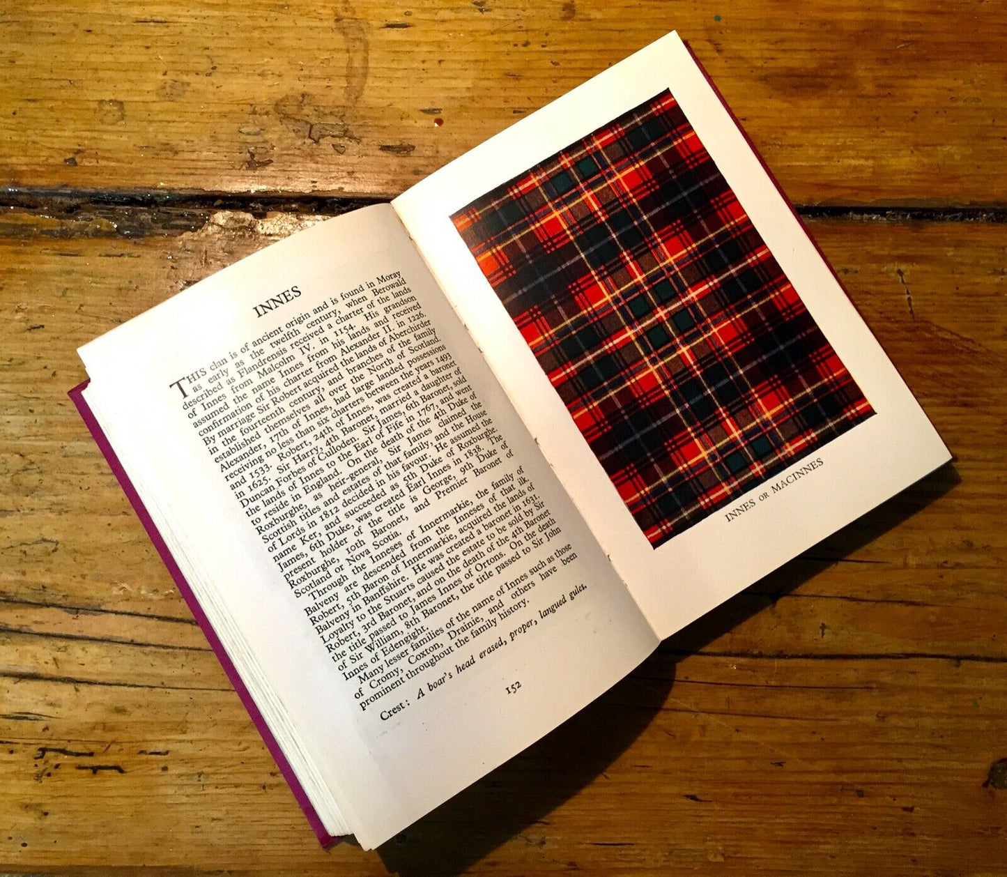 The Clans and Tartans of Scotland Hardback Book By Robert Bain, Scottish Kilts