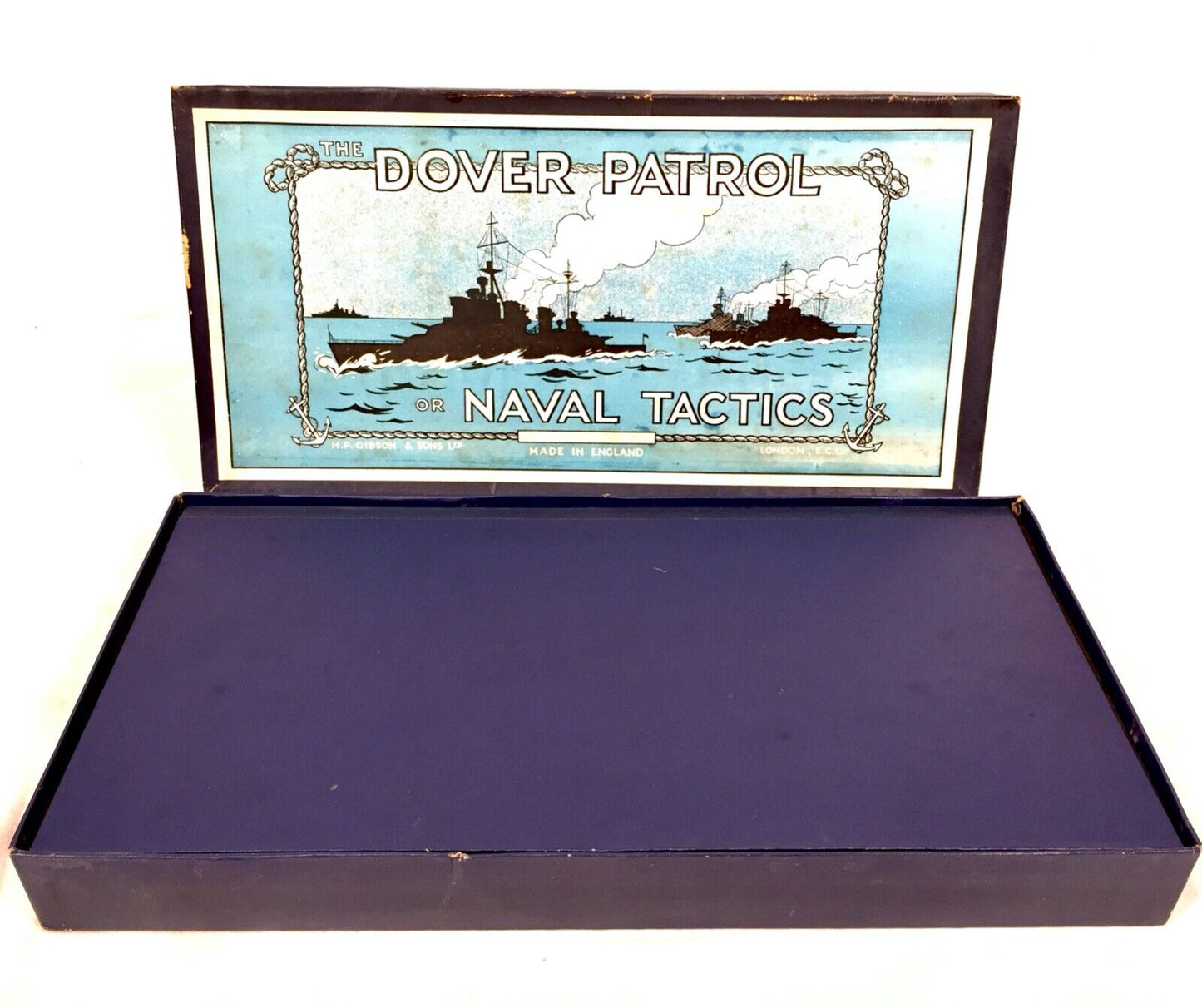 Antique Dover Patrol Board Game - Naval Tactics Game of Attack and Defence