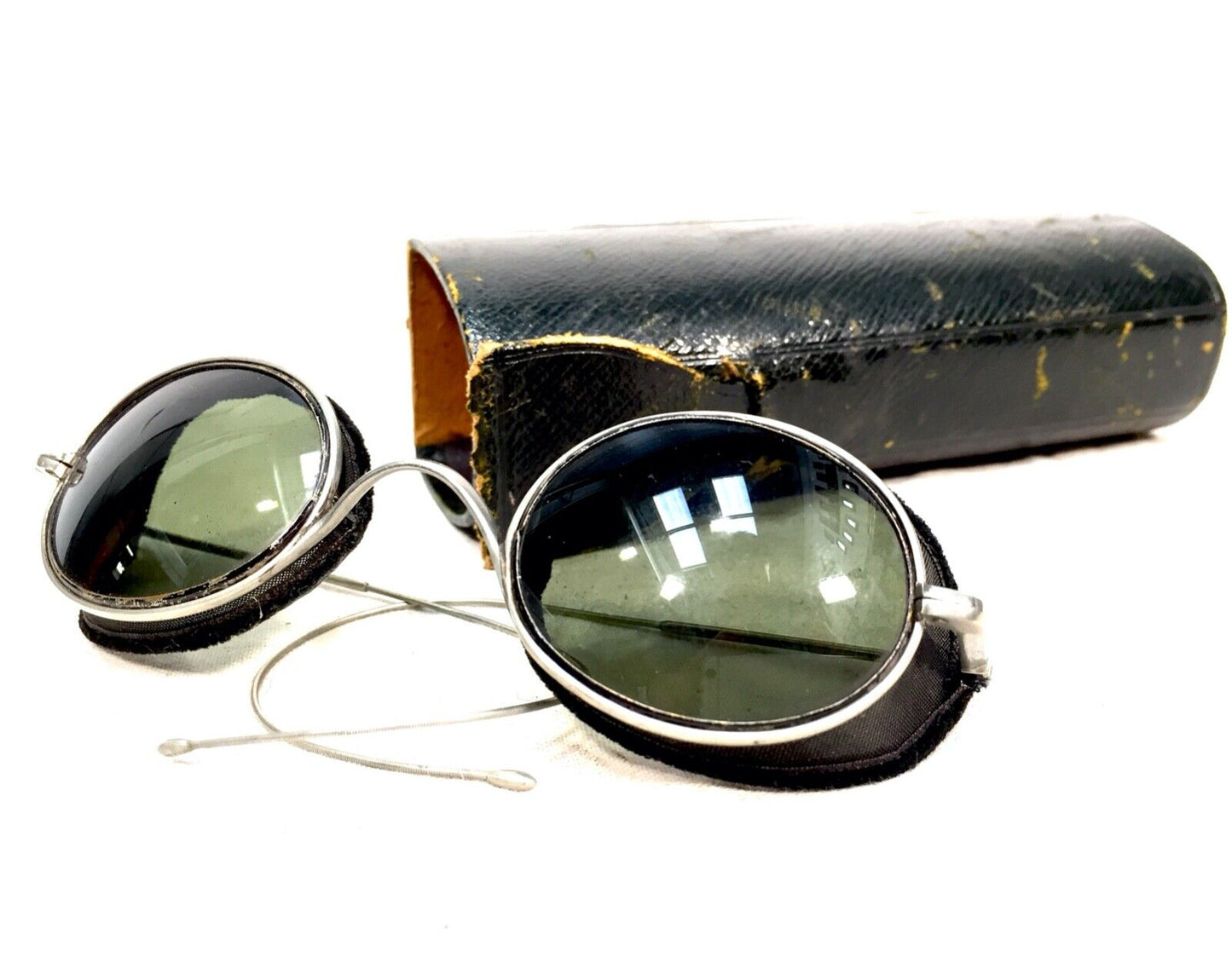 Antique Driving Glasses / Goggles by Negretti and Zambra Of London / Very Rare