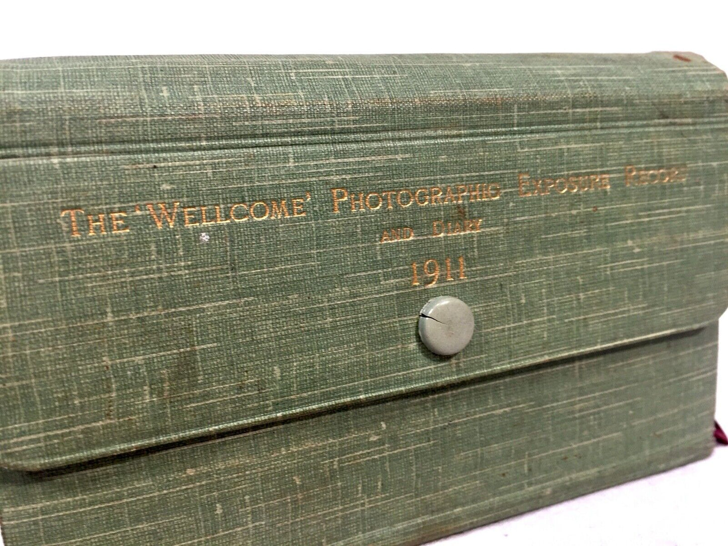 Antique Wellcome Photographic Exposure Record & Diary 1911 / Calculator Book