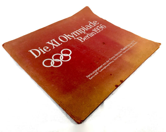 Antique German 1936 Olympics Cigarette Card Book / Magazine Sporting Memorabilia