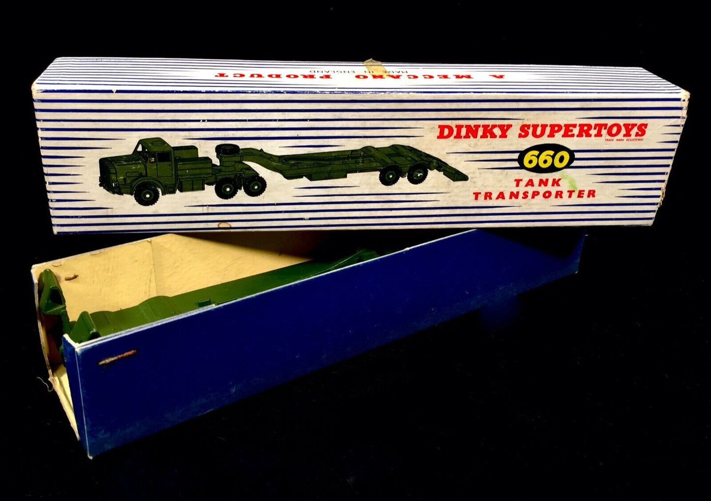 Vintage Dinky Meccano Supertoys 660 Tank Transporter Toy / Boxed / Mighty Antar