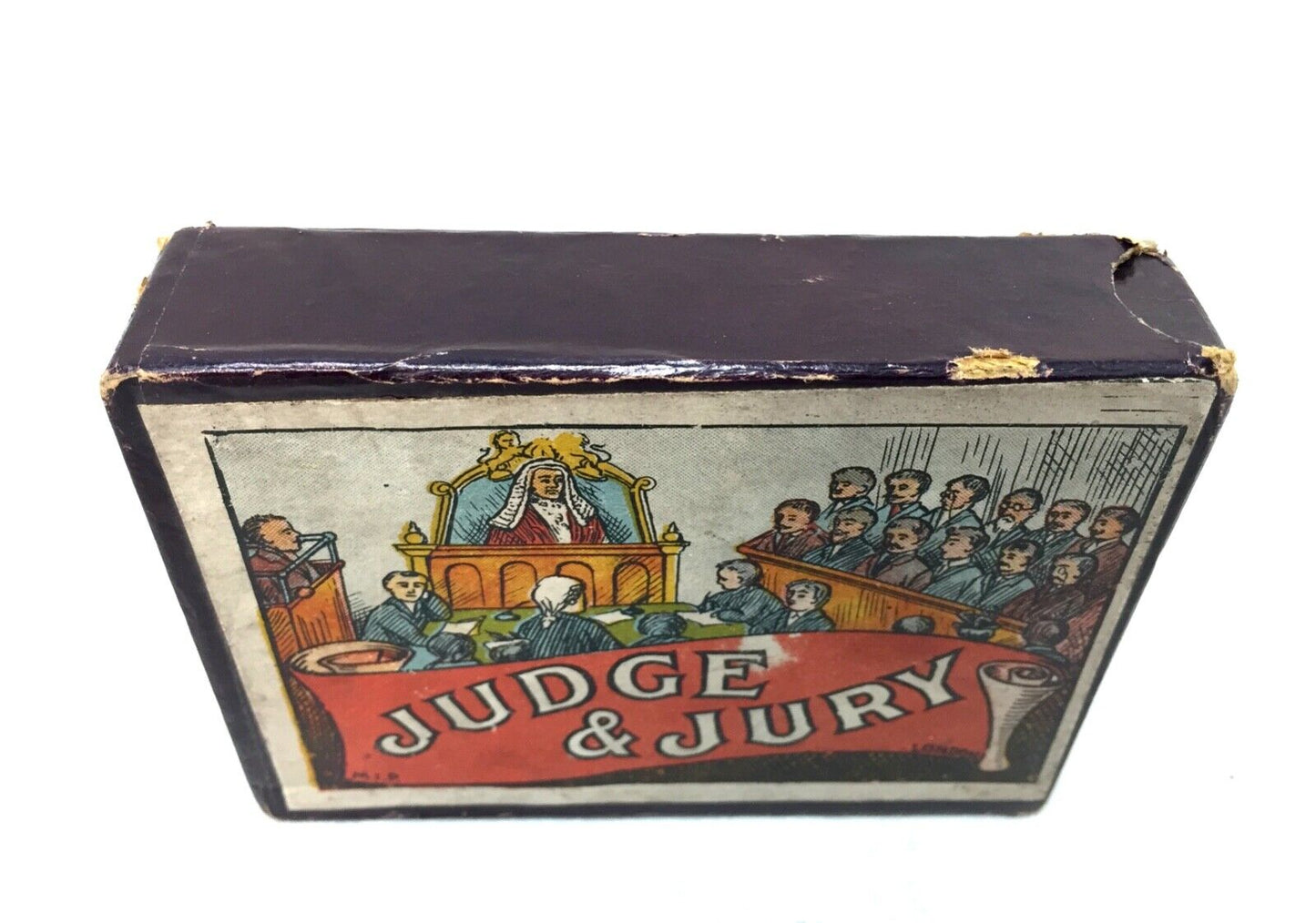 Antique 19th Century Multum in Parvo MIP Judge & Jury Card Game / Complete c1890