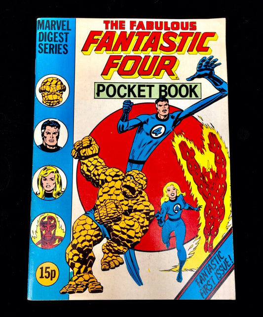 Vintage Comic - Marvel The Fabulous Fantastic Four Pocket Book April 1980 No.1