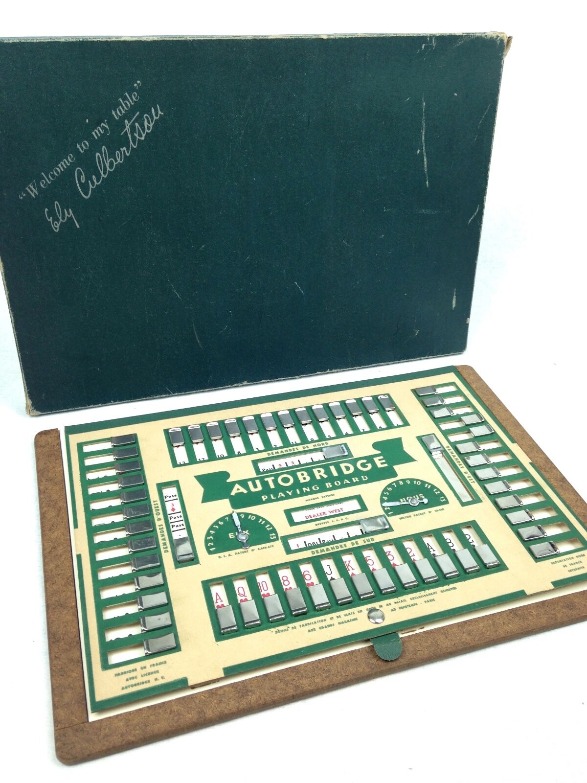 Vintage Bridge Card / Board Game Very Rare In Original Box Autobridge