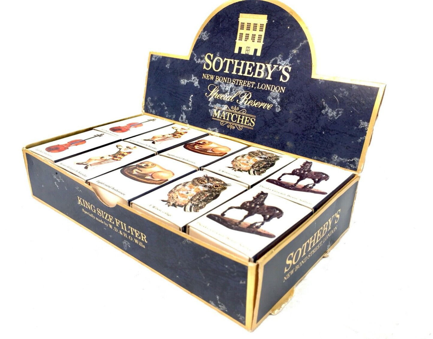 Vintage Sotheby’s Advertising Matches / Match Box Collection / Full Set of 30