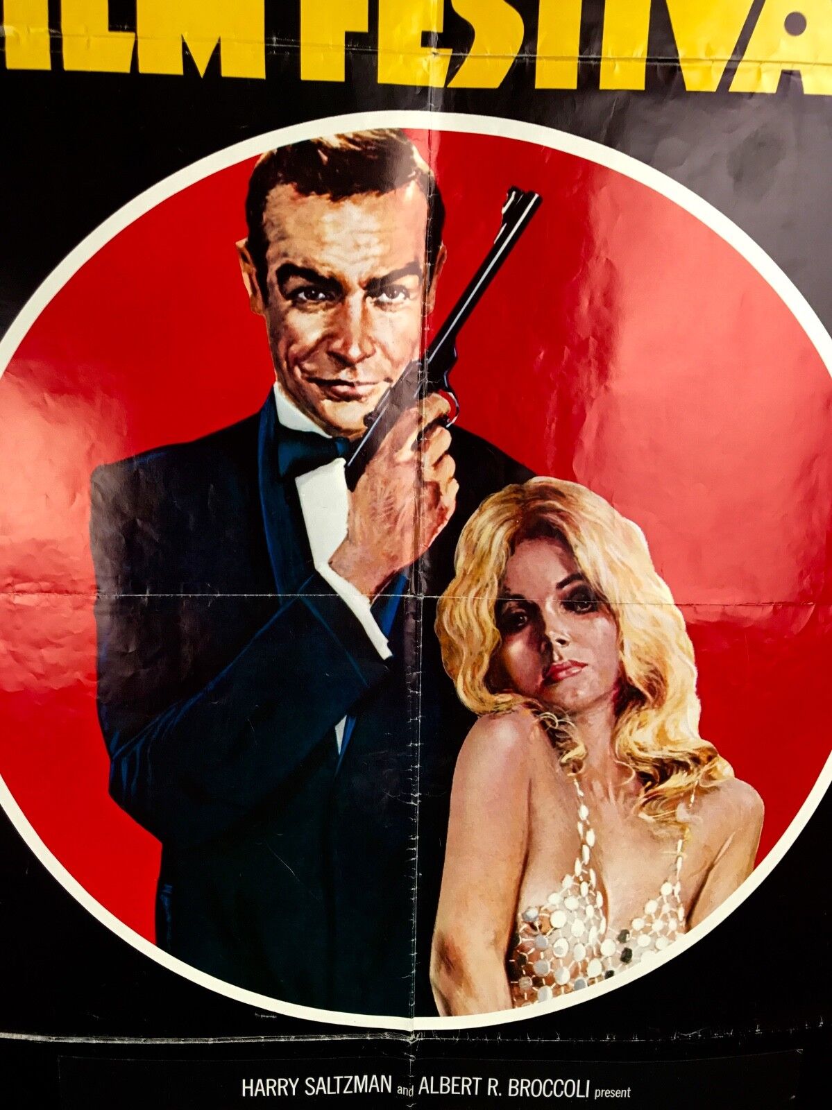 Original 1962 DR No James Bond 007 Advertising Poster United Artists Memorabilia