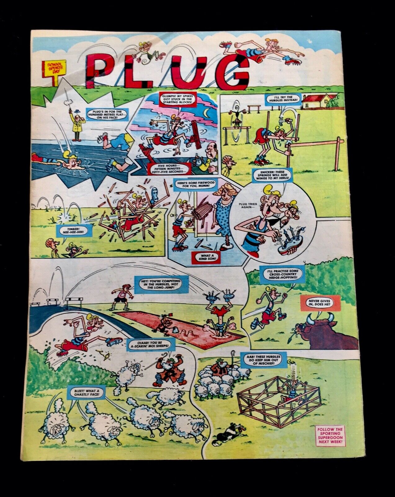 Plug comic 1st Edition Comic / September 1977 by D C Thompson & Co / Vintage